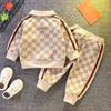 Autumn Boys' Suit Handsome Children's Baby Sweater Pants Two-piece Set Toddler Clothing Set