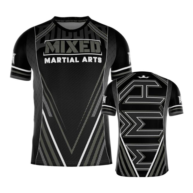 2026 New Fighting Boxing Suit Summer Hot Sale Men's T-shirt Loose Breathable 3D Printed Short Sleeve Men's Sports Fitness Tops