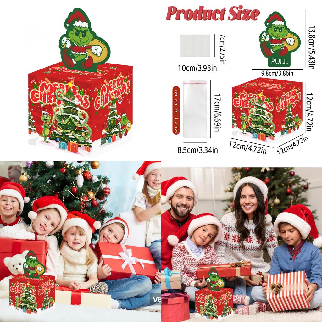 Christmas The Party Decor Gift Box For Festive Event Gift Decor And