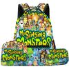 My Singing Monsters Concert Backpack Schoolbag Children'S Cartoon Backpack