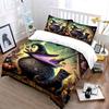 Witch Cauldron Hat Boot Set Bedding Set with 1 Duvet Cover 2 Pillowcases Single Double King Queen Gift