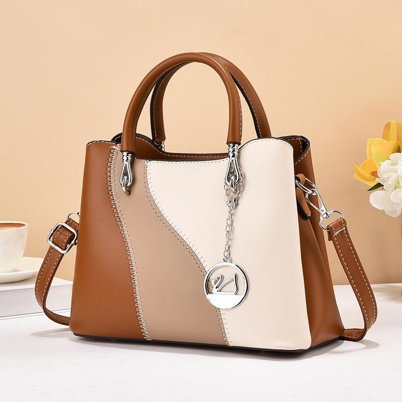 Stylish Medium Capacity Pu Tote Bag For Women With Versatile Design And Chain Detail