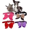 Stylish Bowtie Pet Collar In Vibrant Colors For Cats And Dogs With Adjustable Size