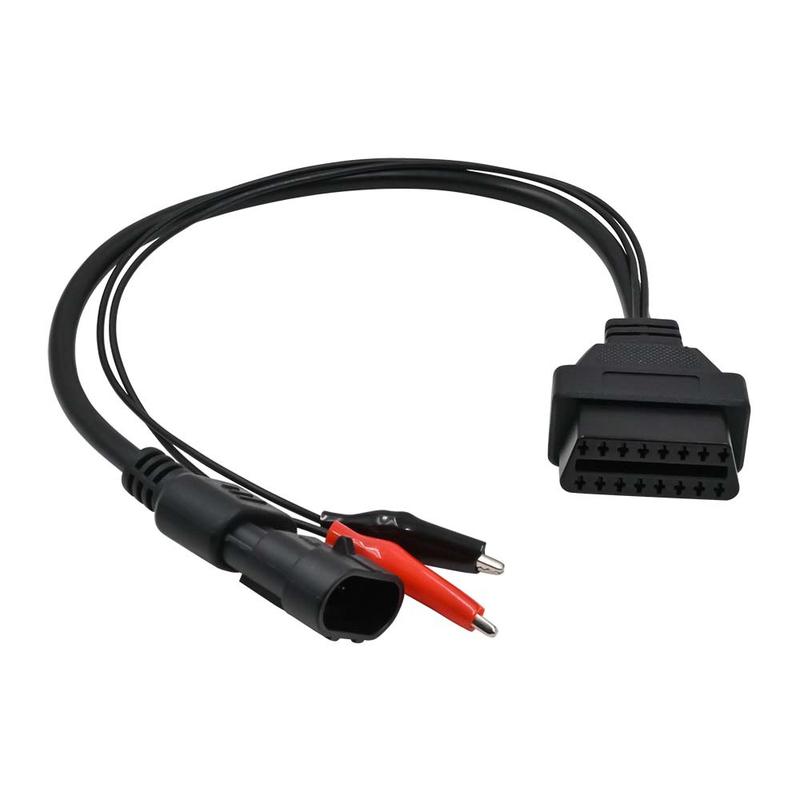 OBD2 Kabel 3Pin Naar 16Pin Voor Fiat Voor Lancia Voor Alfa Romeo OBDII Stekker 3 Pin Connector Adapter Auto Verlenging Diagnostische Kabels