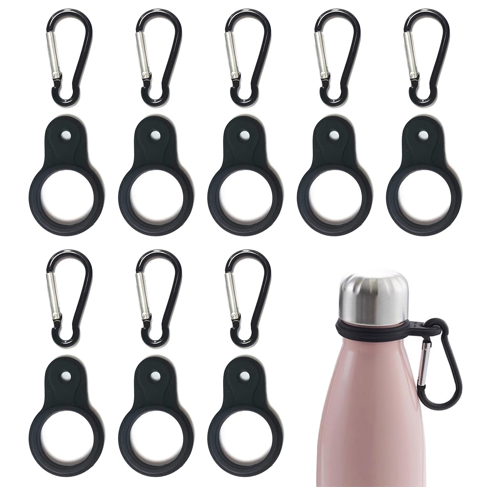 EsiFare Plastic Bottle Holder Set of 8 Plastic Bottle Holder