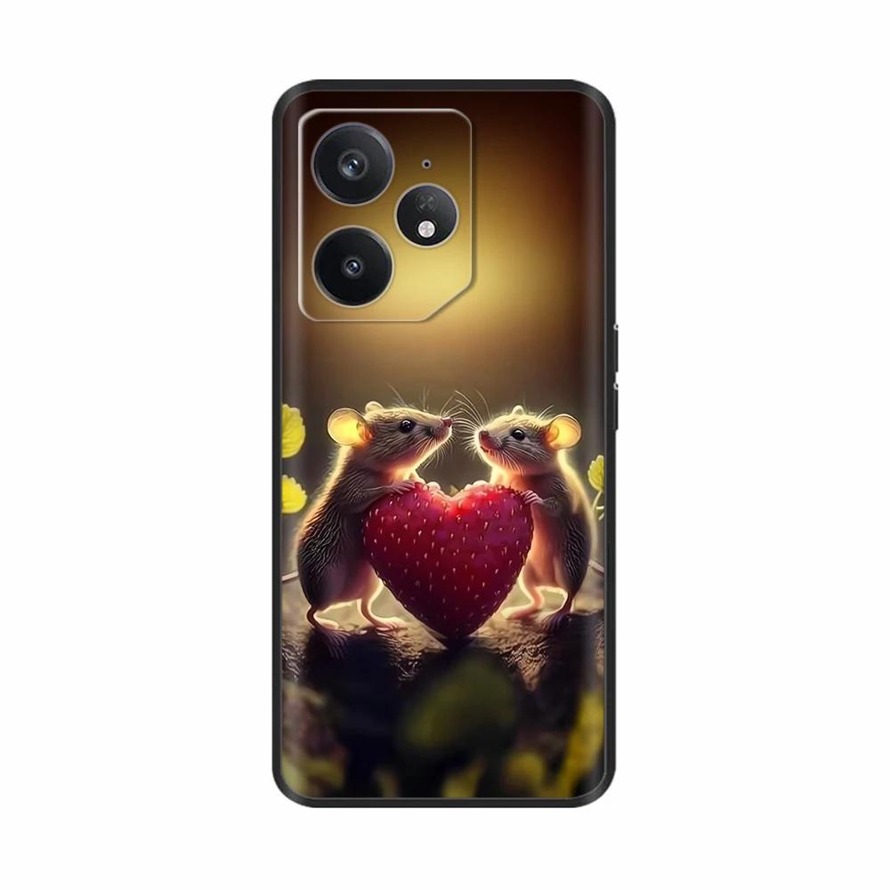 Für Realme Neo 7 Hülle Blume Vogel Weiches Silikon TPU Handyhülle Funda Für Realme Neo7 Abdeckung Realmi Neo 7 Hülle Handy Tasche Schalen