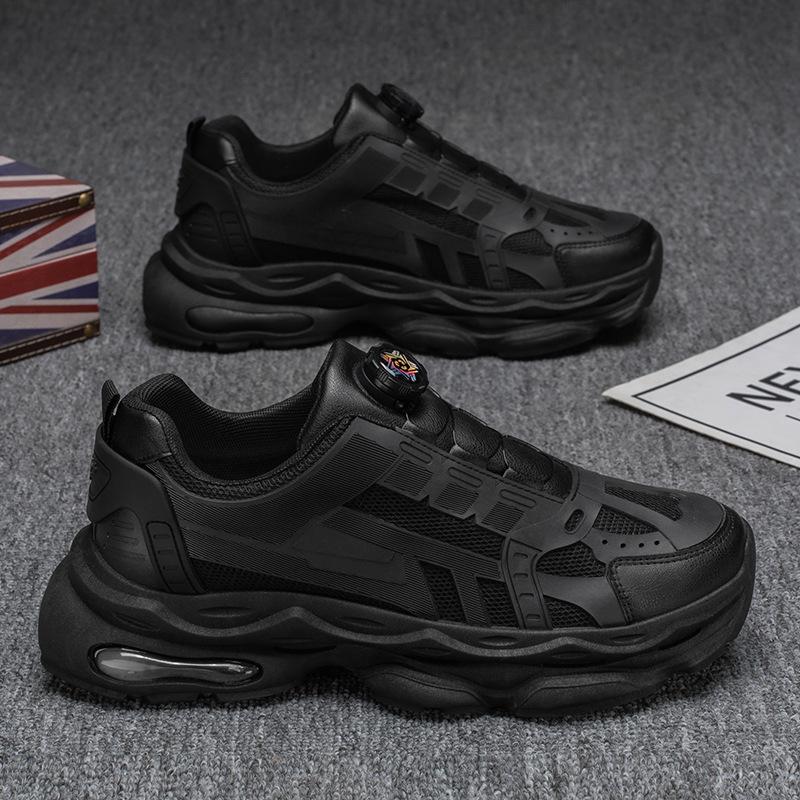 Summer men's shoes 2025 new breathable little white shoes men's trendy versatile platform sports shoes casual dad shoes