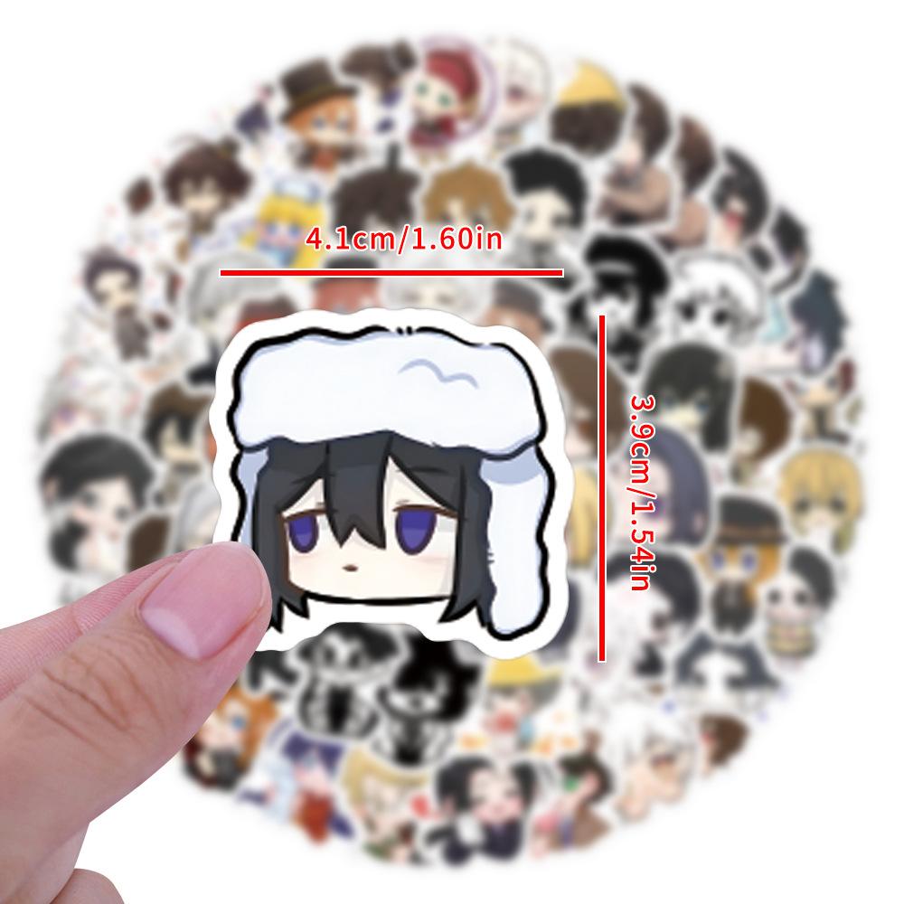 105 New Styles of Wenhao Wild Dog Q-version Graffiti Stickers Decorate Refrigerator Skateboard DIY Personalized Stickers