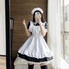 YAISHN Maid Cute Lolita Authentic and Halloween Short Set Outfit, Lolita/Gothic Dress, Popular, Costume, Women's, Cosplay, Sleeves, Bowknot, Knee-High