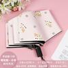 Cute Folding Umbrella for Girls with Black Coating for Sun Protection and Uv Protection, Manual and Fully Automatic, Dual-Use for Sun and Rain