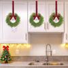 Kiefernkranz für die Haustür Weihnachtskranz Weihnachtsdekorationen Heimtür Hängende Ornamente Festliche Atmosphäre Grünkranz
