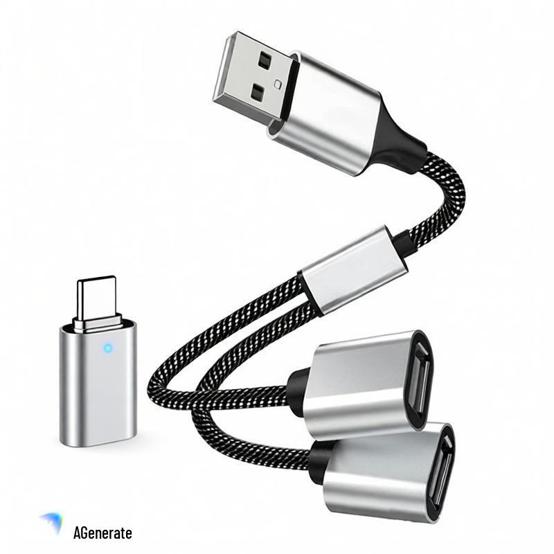 Type-C USB Extender Multi-Port Charger (1-to-4) Docking Station
