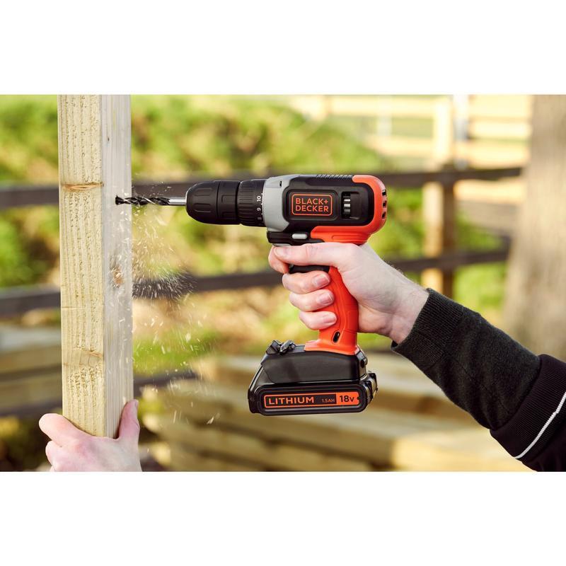 BLACK & DECKER | Cordless Drill Driver | BCD001C1-QW | May 18 | 1.5 Ah | Lithium