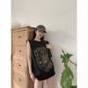 Polyester Sleeveless T Shirt With Graphic Design For Summer Casual Outfits Womens Style