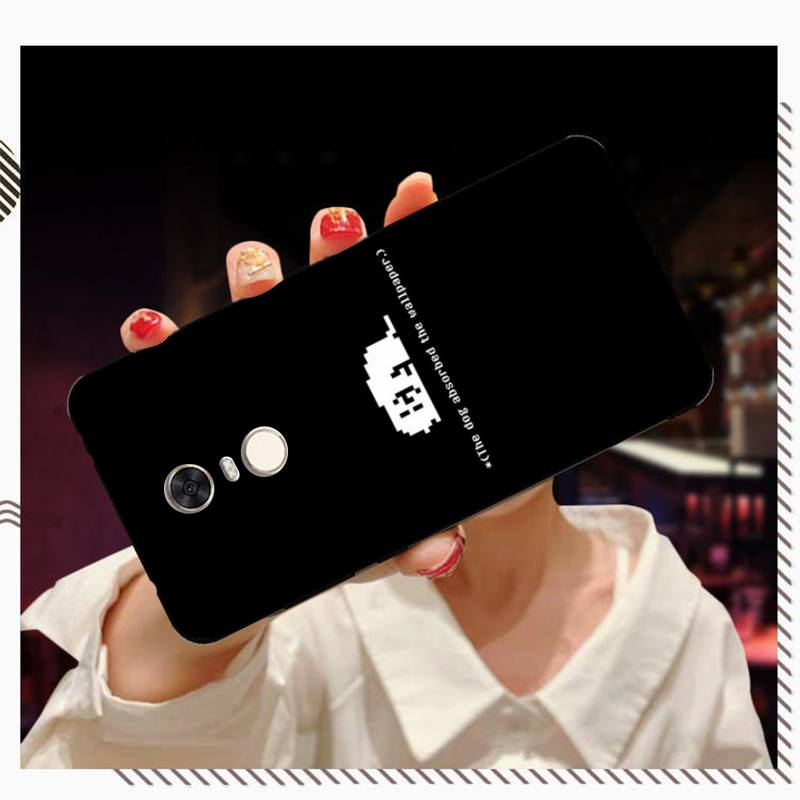 FHNBLJ game Undertale Annoying Dog Phone Case for Redmi 5 6 7 8 9 A 5plus K20 4X 6 cover