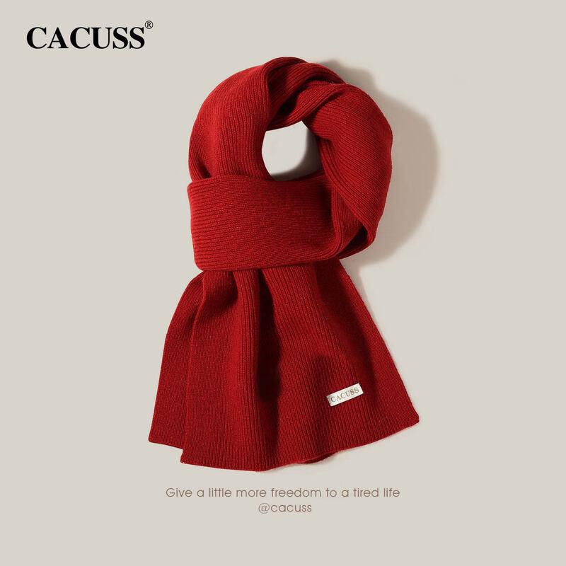 CACUSS Women's Pure Wool Winter Scarf