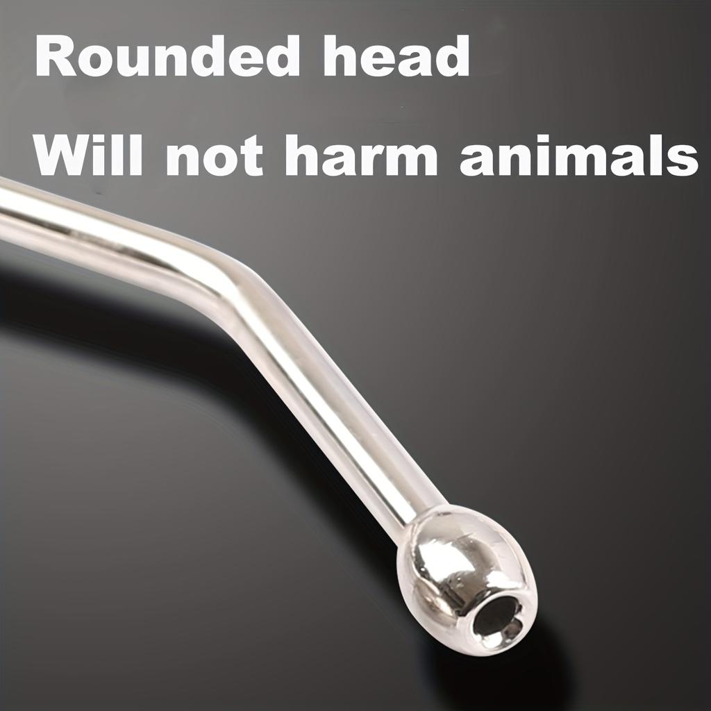 Tierarzneimittel Spritze, Edelstahlkopf Ferkel Kalb Rind Kalb Schaf Fütterungsspritze Fütterungsvorrichtung Fütterungsgebogener Schlauch