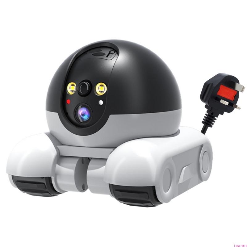 Bezprzewodowy Robot Towarzysz Zwierząt Z Dwukierunkową Komunikacją Automatyczne Śledzenie Kamera dla Zwierząt Kontrolowana Aplikacjami Kamera do Monitoringu Domu