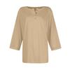 Women Cute Print Tees Blouses Casual Plus Size Basic Tops Pullover For  3/4 Sleeve Shirts