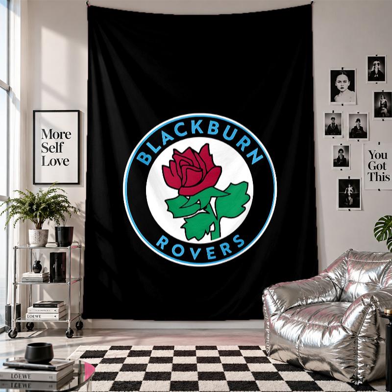 Wall TapestryBlackburn Rovers Art Hanging Cloth Decorative Background Cover for Room Decoration
