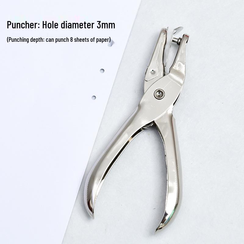 Manual Single Hole Puncher for Loose-Leaf Binder Paper