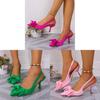 Summer Feminine High Heel Pointed Shoes With Rubber Sole For Daily And Formal Occasions