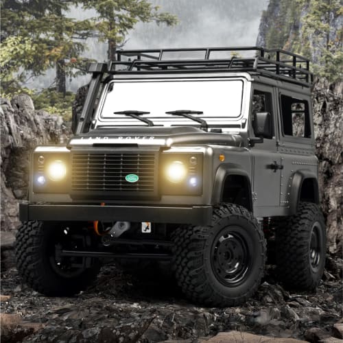 MN MODEL 1:12 Scale Land Rover Defender 90 MN-99S V2 SUV Radio-Controlled Crawler with Technical Approval, 4WD, Licensed Model, Birthday Gift for Boys