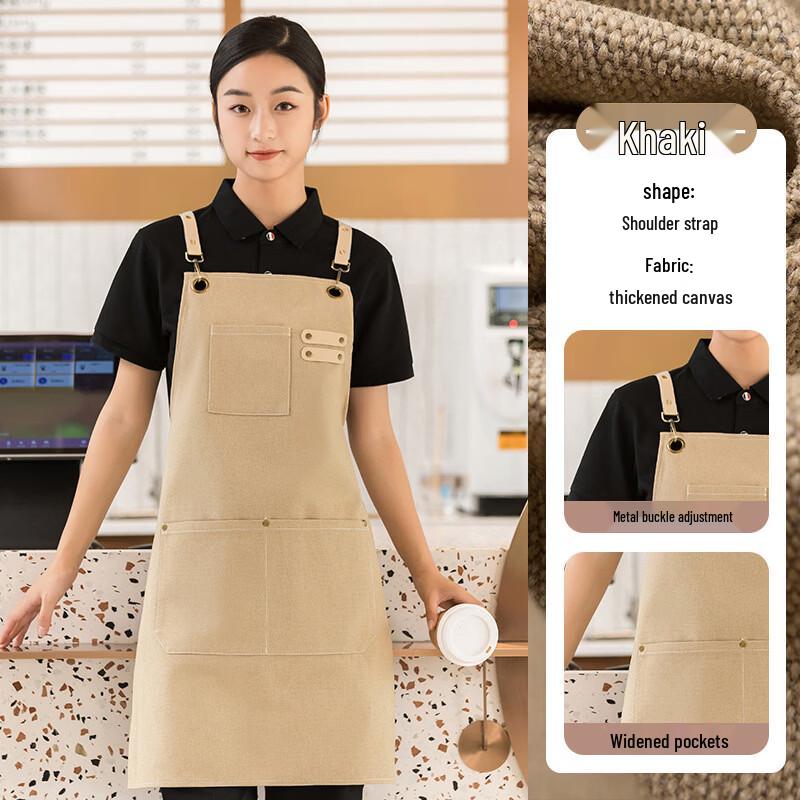 

Wear-Resistant Canvas Catering Apron