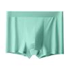 Men's Ice Silk Breathable Solid Color Boxer Briefs - Plus Size Available