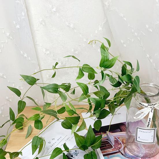 Artificial Plant No-Maintenance Long-Lasting Freshness Green Artificial Vine Realistic Texture Flexible Vines Faux