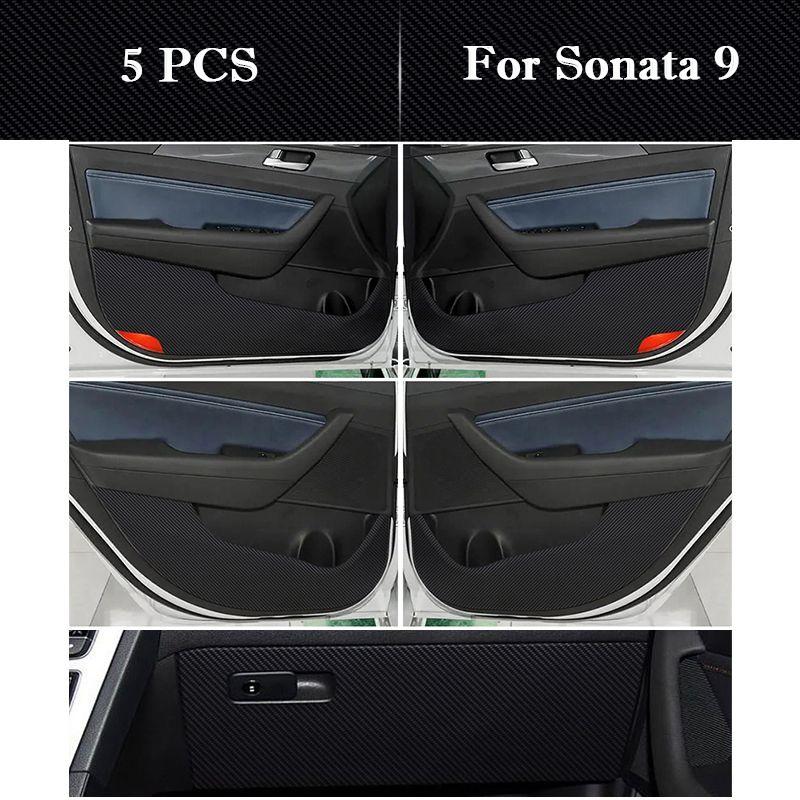 For Hyundai Sonata 8 9 10 11 Car Door Anti-kick Pad Interior Protection Sticker Modification Decorative Sticker Auto Accessories