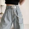 Hip Hop Style Butterfly Pendant Pants Chain Retro Style Multi Layer Pearls Jeans Chain Waist Chain Jewelry Metal