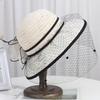 Hut Damen Sommer Sonnenhut Retro Spitze Blumentopfhut Netz Sonnenschutzhut Fischerhut