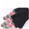 New Touch Screen Gloves for Women In Winter Coral Velvet Thickened High End Warmth Cute Cold Proof Knitted Gloves Touch Control