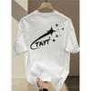 Heavy Pure Cotton Trendy Brand Printed Short-sleeved T-shirt Men's Summer New Large-size Versatile Casual Top