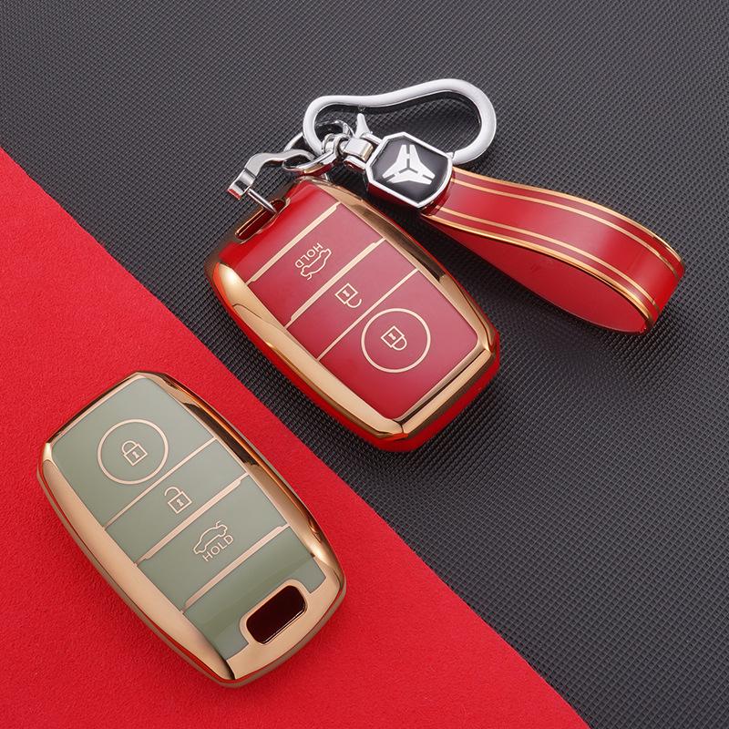 Kia Schlüsselhülle für K2, Sportage, K3, Pegas, K4, K5, Yipao, KX3/KX5 und KX Cross - Unisex Schlüsselhülle