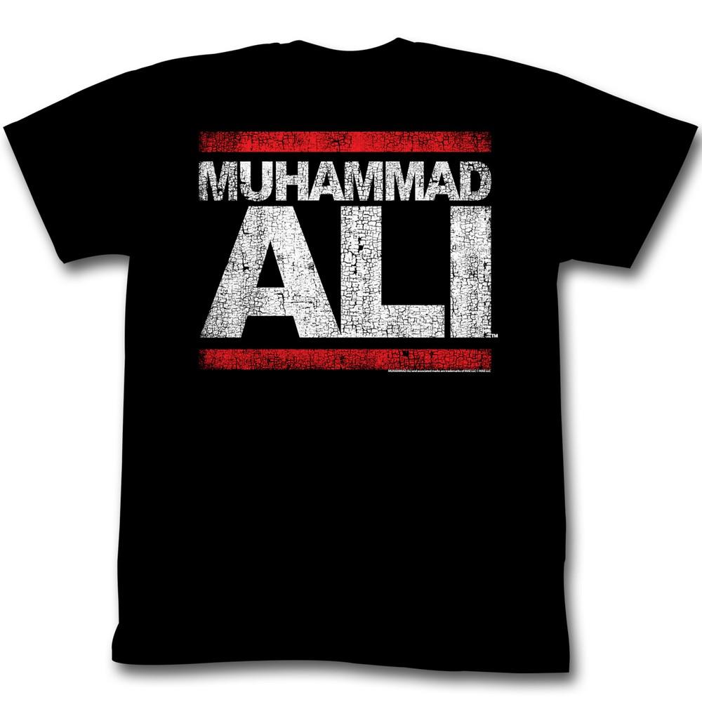 Футболка Мухаммед Али Потертая Run DMC Бокс RUN ALI Рэп Мужская Маленькая Новая Унисекс Футболка L