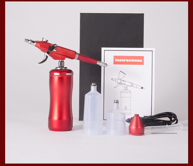 Electric Rechargeable Airbrush for Models, Makeup, Nail Art, Crafts, Hair, Cake, Furniture Repair.