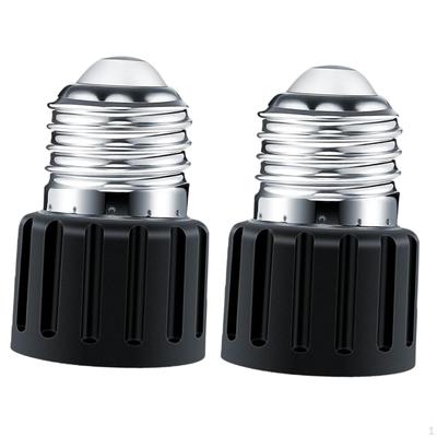 2 Pack E26 Socket Adapter for Light Bulbs, Easy Installation, Heat Resistant Lamp Holder