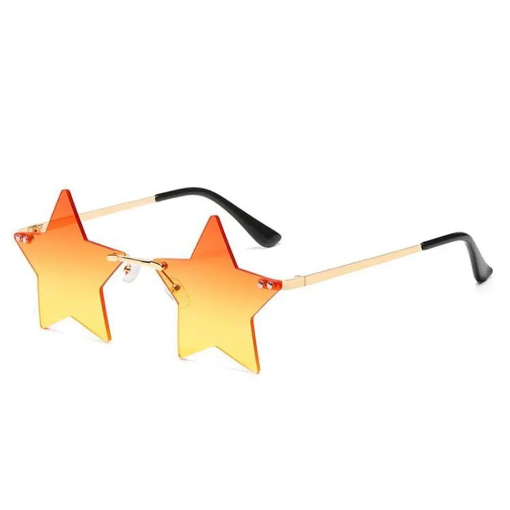 Christmas Decoration Eyeglasses for Women & Men Party Glasses Rimless Sunglasses Sun Glasses Star Shape