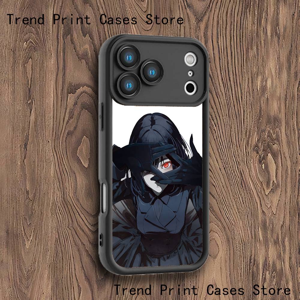 L-Limbus C-Company Ryoshu Phone Case For iPhone 17,16,15,14,13,12,11,Pro,Max,Plus,X,XS,SE4,E,Mini Black Thickened border Case