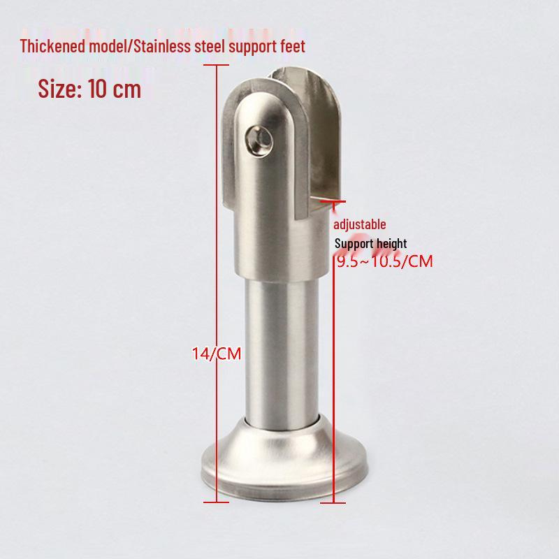 Stainless Steel Public Toilet Partition Support Foot Bracket