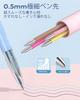 Four Candies Ballpoint Set of 18 Color Easy to Convenient 4-Color Pens, 6, Ink, 0.5mm, Cute, Write, Multi-Function Pen, Smooth,