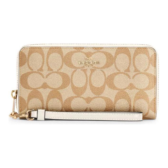 Coach Signature Canvas Shoulder Bag Women Casual Daily Handbag C4452-IMDQC Basic Set (Bag+Dust Bag)