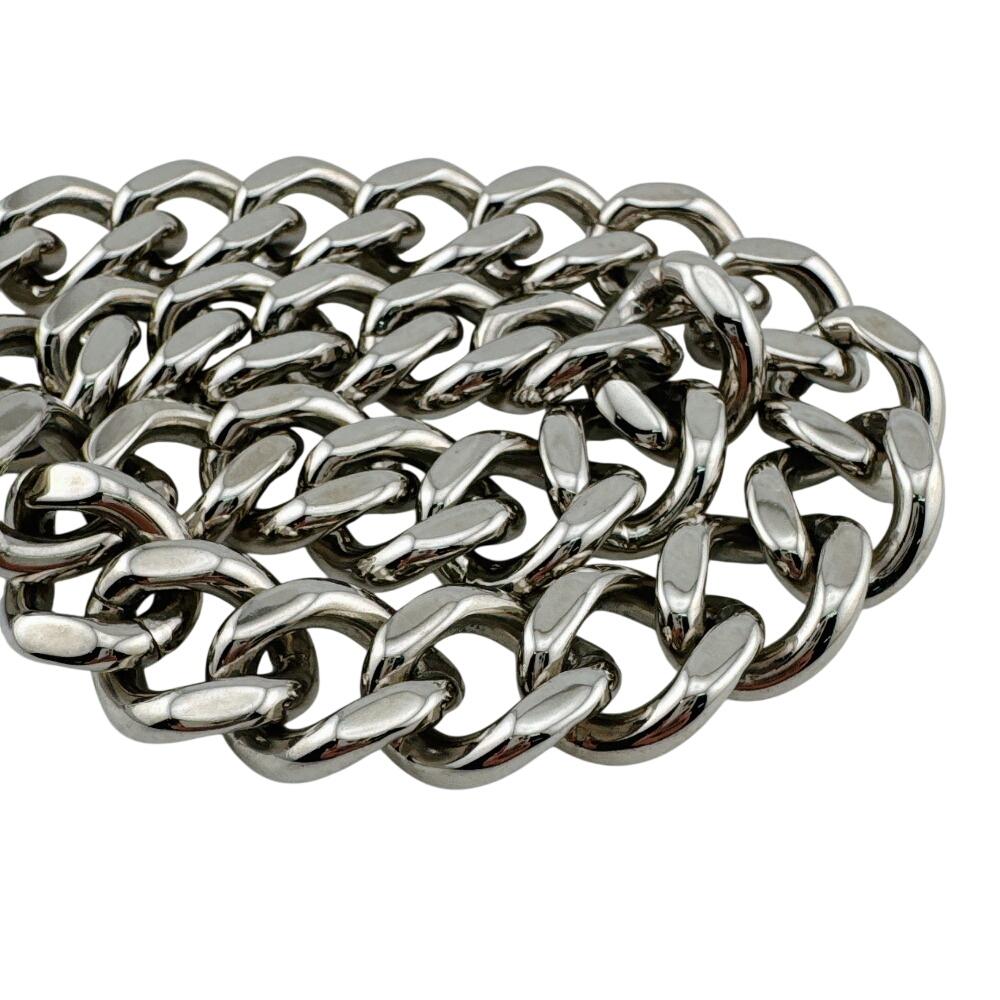 Dior Kihei Sterling Silver CD Icon Chain Link Necklace Silver Sterling Silver Used