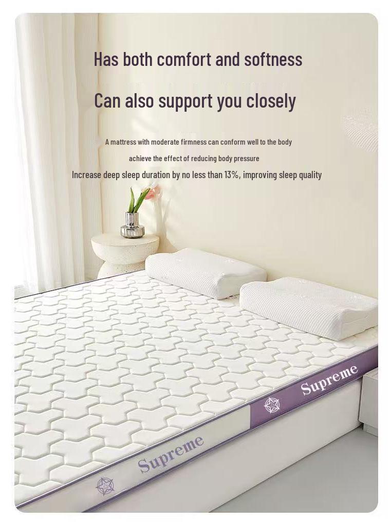 Latex Memory Foam Matratze Weiche Auflage für Studentenwohnheime - Faltbar, Einzelgröße