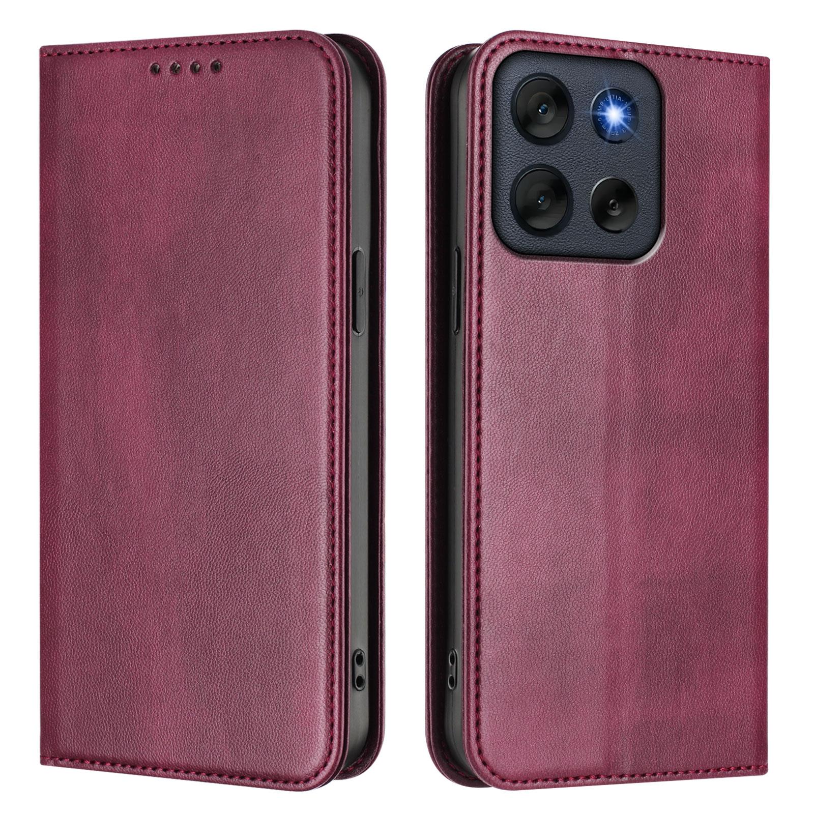 Wine Red Leather