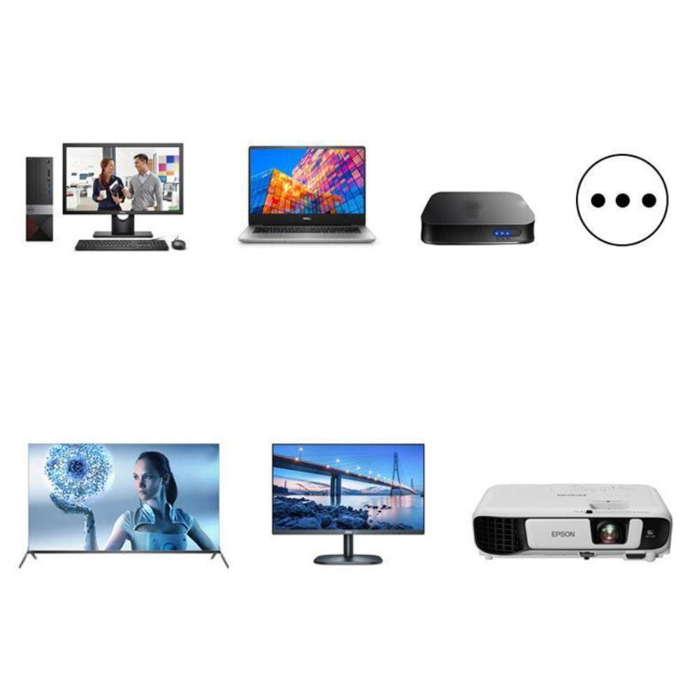 Male To Male DisplayPort To VGA Adapter Connecting Conversion HD Video Cable Computer Projector