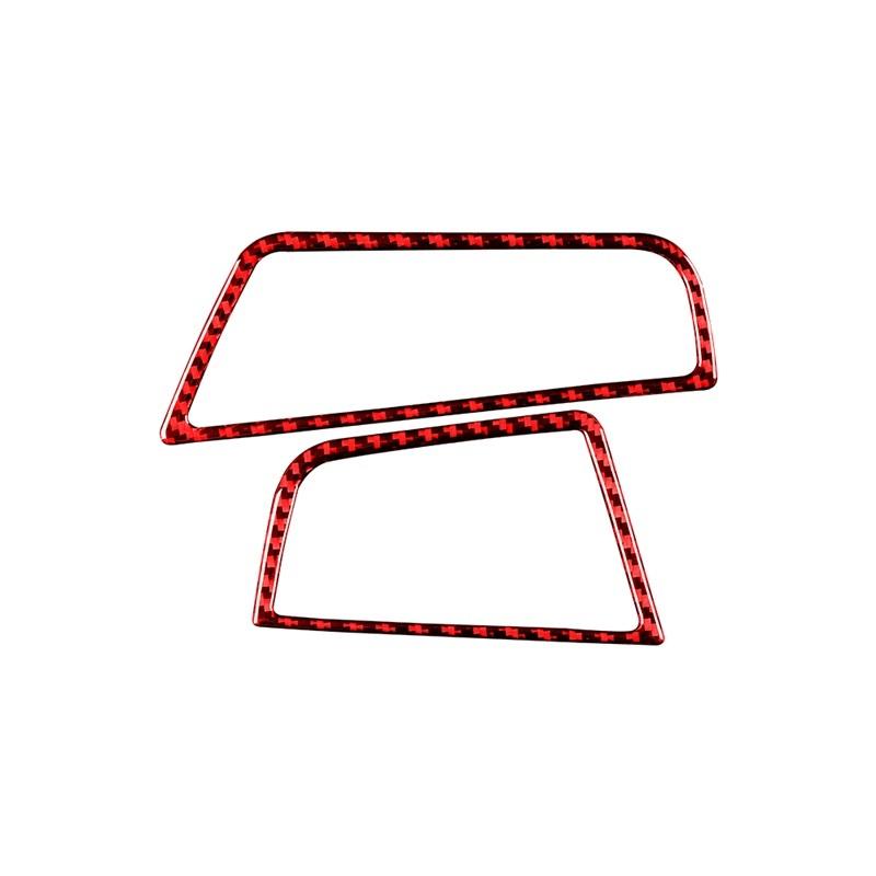 For BMW 5 Series F10 F18 2011-2017 Accessories Carbon Fiber Car Dashboard Left and Right Air Outlets Trim Cover Frame Stickers