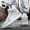 Scarpe Sportive Stampate da Uomo Stile Street da Donna Unisex Scarpe Sneakers da Corsa Studenti Scarpe Oversize per Coppia High Top